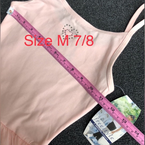 FreeStyle Skirted Camisole Pink Girls Ballet Dresses Leotards Size 6 or 7/8 Year - Picture 9 of 15